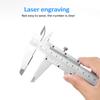 Vernier Caliper Carbon Steel Caliper Measuring Tool 0 8inch 0 200mm 0.001mm High Precision Caliper Manual Micrometer