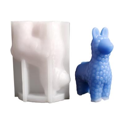 Alpacas Candle Crafting Mold Silicone Mould for Unique Handmade Crafts Epoxy Resin Wedding Decoration Making Mold