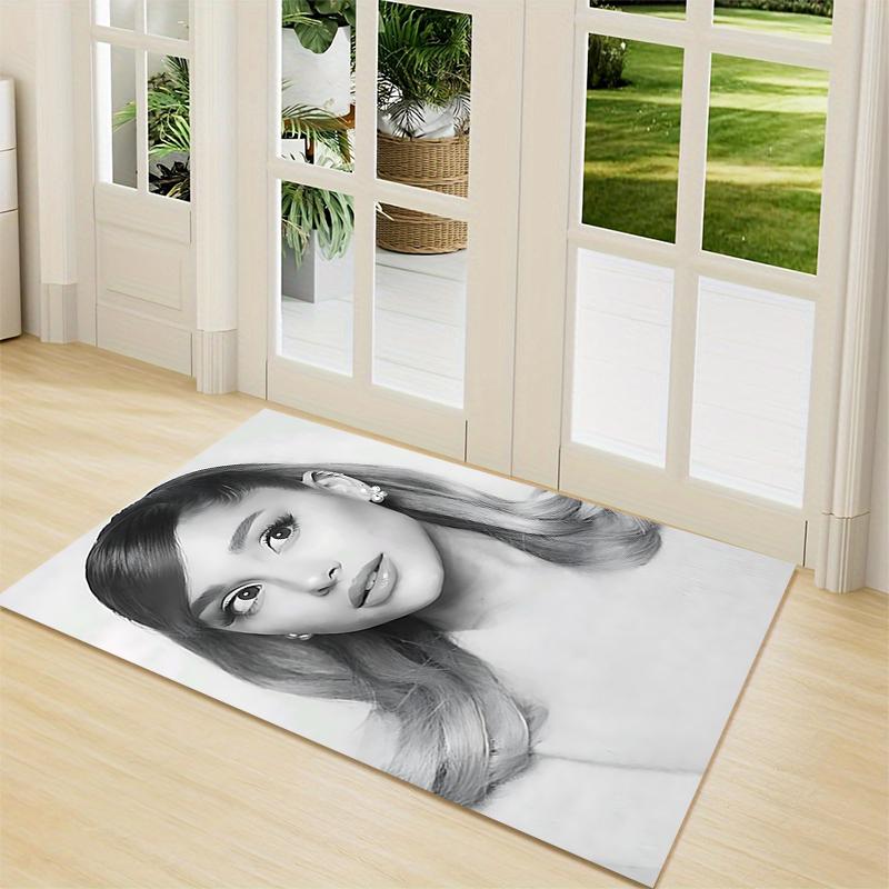 Elegant Fashion Portrait Carpet Rug Soft Washable Antislip Home Living Room Sofa Mats Personalized Christmas Rug