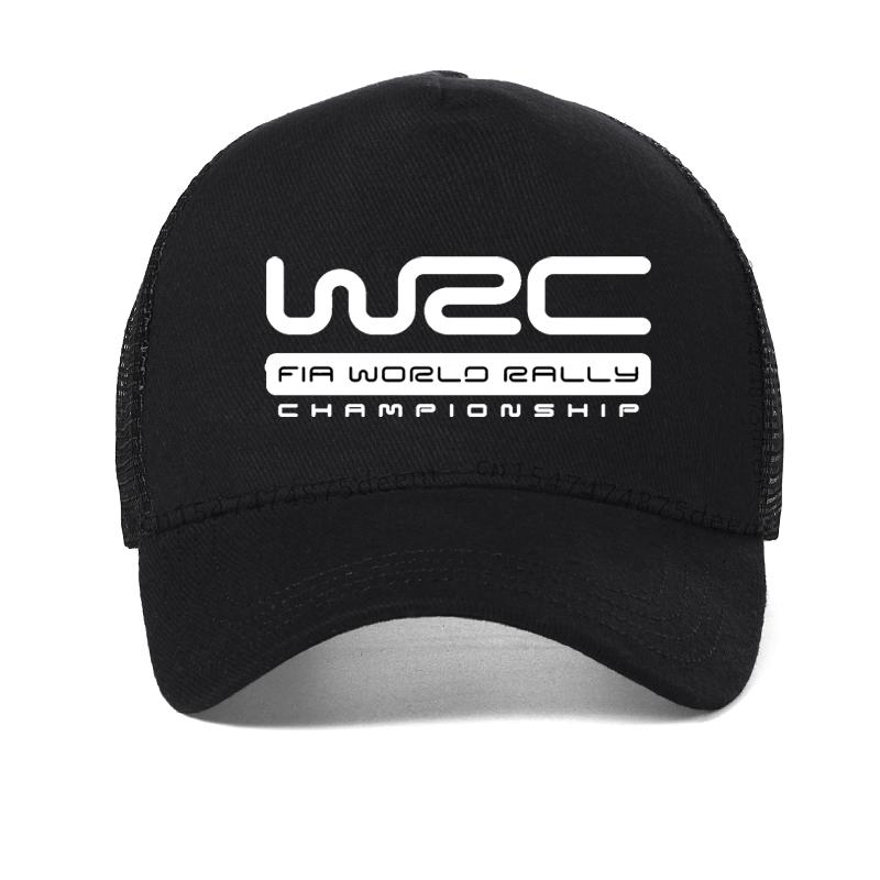 Mistrovství světa v rallye WRC Baseballová čepice Módní Cool WRC Klobouk Unisex Nastavitelný Snapback klobouk letní Síťovina prodyšné klobouky