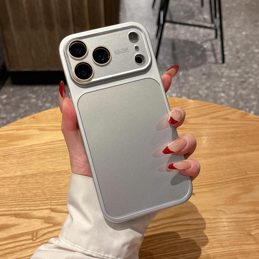AG Frosted Solid Color Window Case for iPhone 17 Pro Max/16