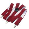Adjustable Elastic Suspenders for Men & Women - Non-Slip Three-Clip Straps for Formal or Casual Wear