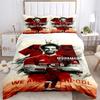 3Pcs Salah'S Liverpool Legacy Bedding Sets For All Sizes New 3D Printed Bed Cover Comforter Duvet Cover Pillowcase Bedroom Decoration