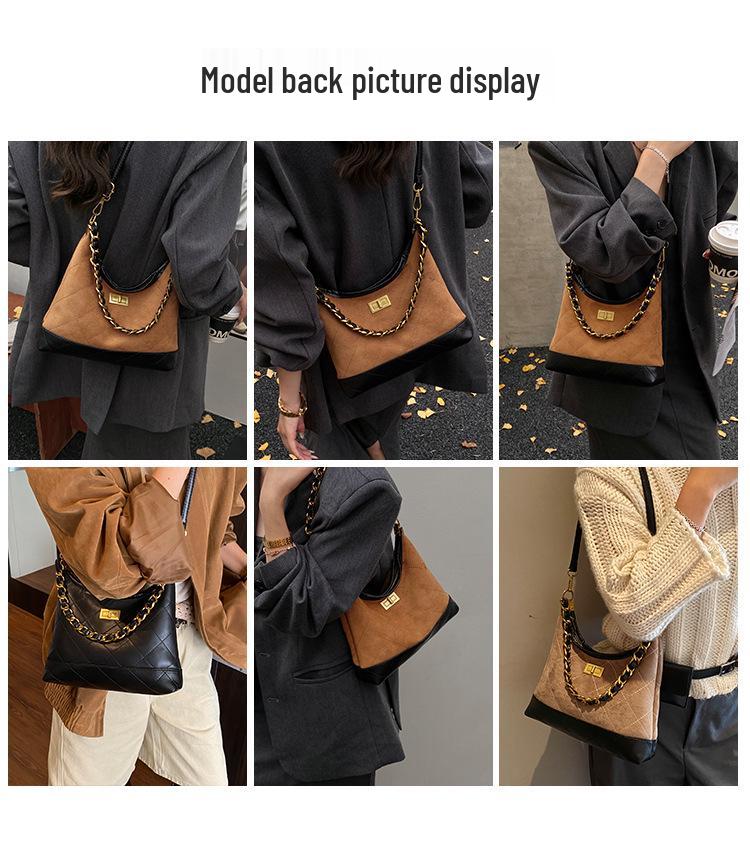 Women's 2025 High-End Retro Versatile Crossbody Shoulder Bag - European & American Fashion Dumpling Design