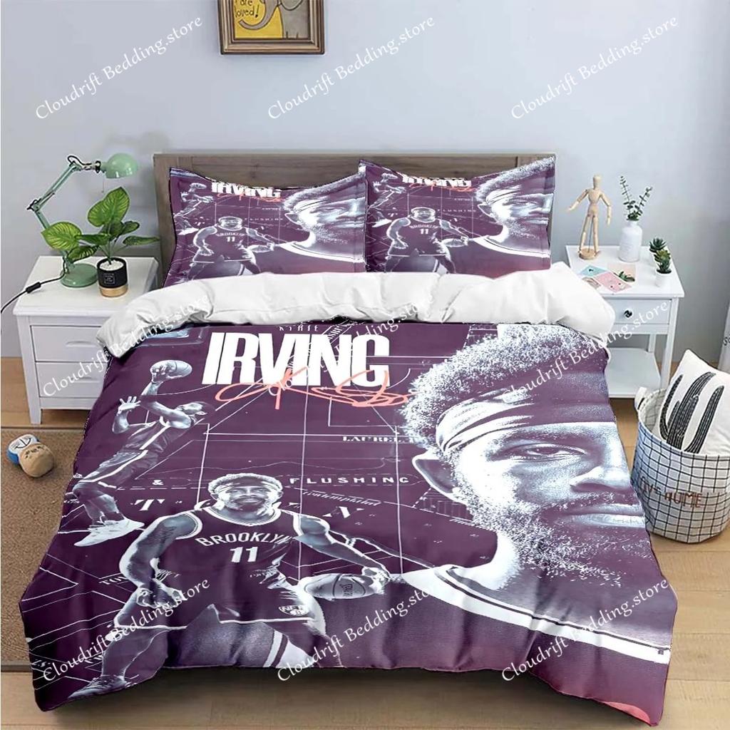 Fashion Basketball Star K-Kyrie Irving Print Bedding Sets Bed Supplies Set Duvet Cover Bed Comforter Set Bedding Set Luxury Gift