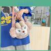 Snow Sally Plush Cartoon Shoulder Bag For Daily Use With Lightweight Design
