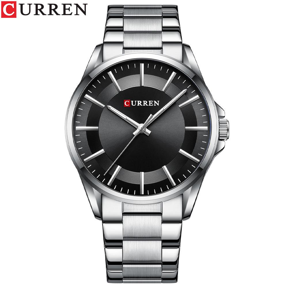 CURREN 8429 Men s Business Casual Quartz Steel Band Wristwatch