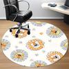 1pc Lion Face Pattern Carpet for Office Non Slip, Round Carpet, Soft & Comfortable, Carpet for Office, Lightweight Round Floor Mat