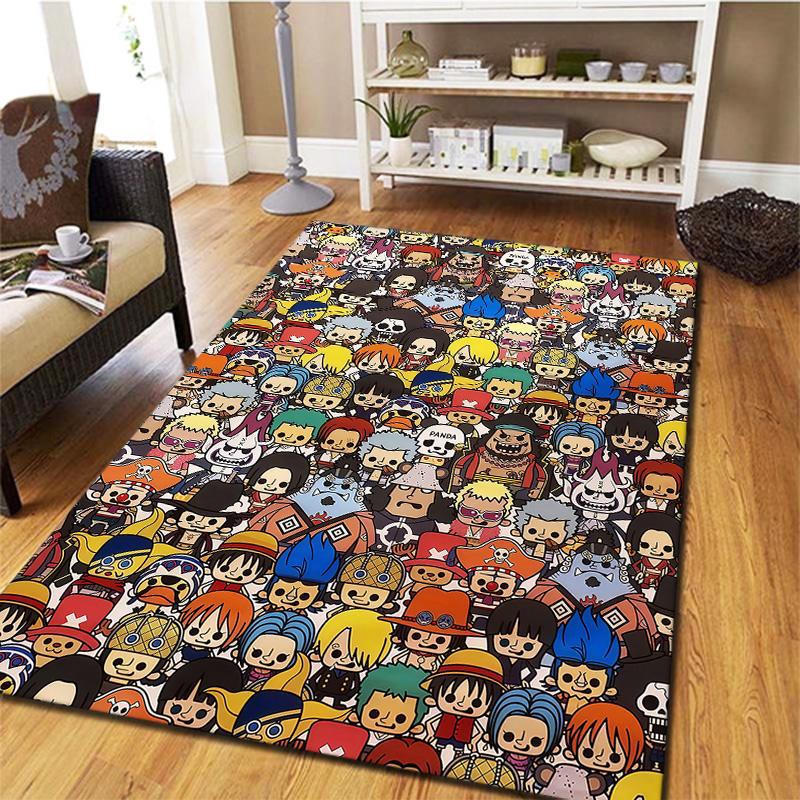 Anime One Piece Carpet Rug For Living Room Bedroom Home Sofa Decoration,kids Play Nonslip Floor Mat