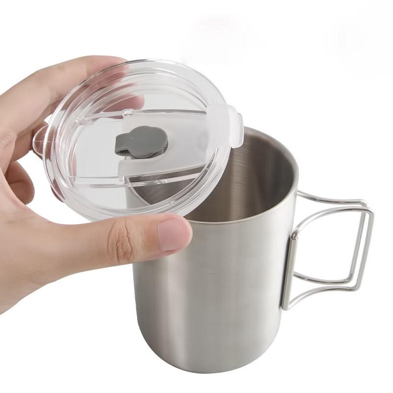 

400ml Outdoor Folding Camping Cup with Sealed Lid 400ml