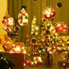 LED Christmas Decoration Suction Cup Light, Santa Claus Snowman Shaped Light, Christmas Shop Window Decoration, Home Decoration