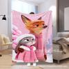 Blanket Zootopia 2, Judy and Nick