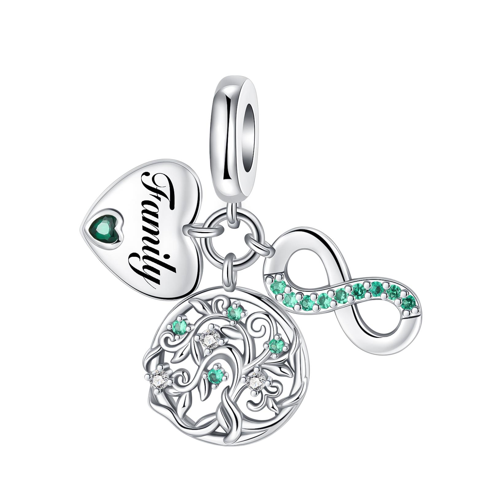 

Silve Tree Of Life Charms Forever Love Beads Pendants Fit Bracelets Necklace Make your own Birthday Accessory Gifts Elegant Fashion Beautiful Lovely
