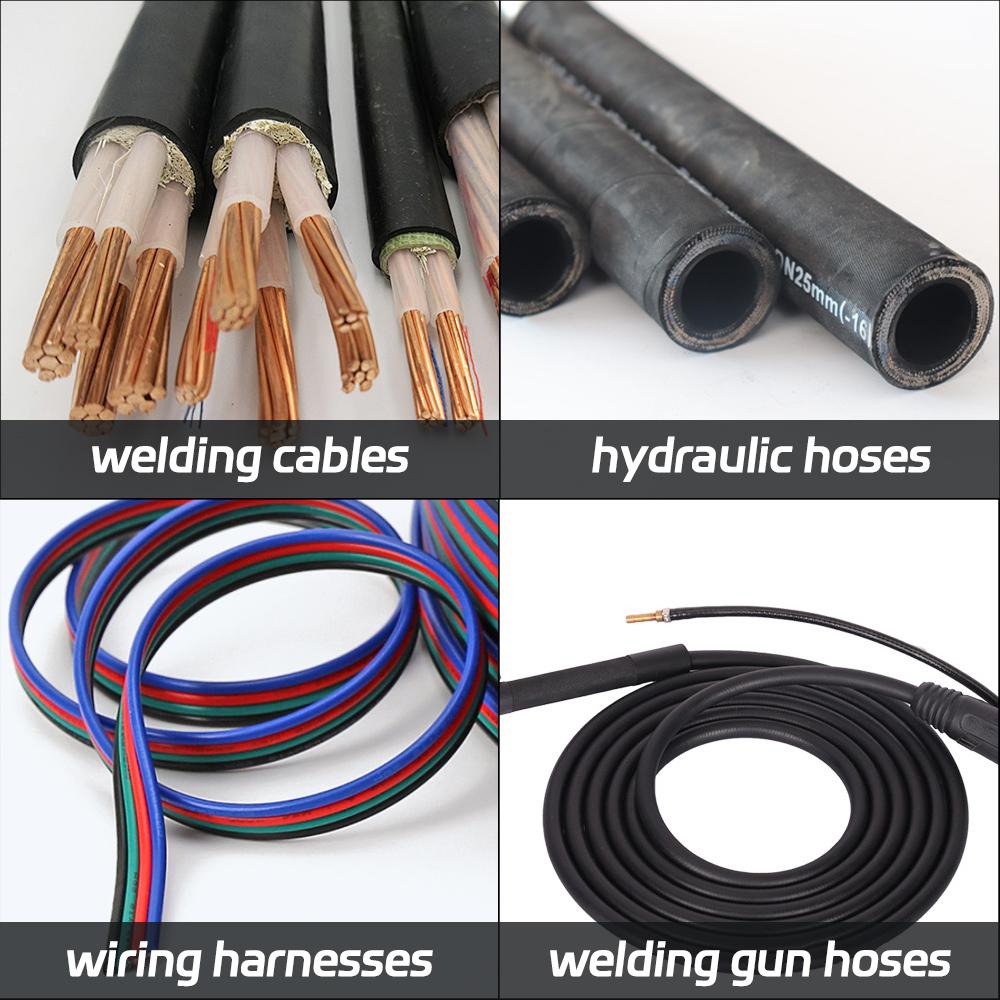 750CM 27MM Nylon Beschermende Slanghuls Kabelafdekking Omhulsel Bescherming voor Lassen Tig Toorts Hydraulische Slang Soldeerspullen