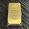 Swiss Goddess of Wealth Commemorative Gold Bar Badge