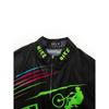 Men'S Cycling Jersey - High-Elasticity Knit Fabric with Reflective Back Design, Breathable Moisture-Wicking Fabric for Road & Mountain Biking,