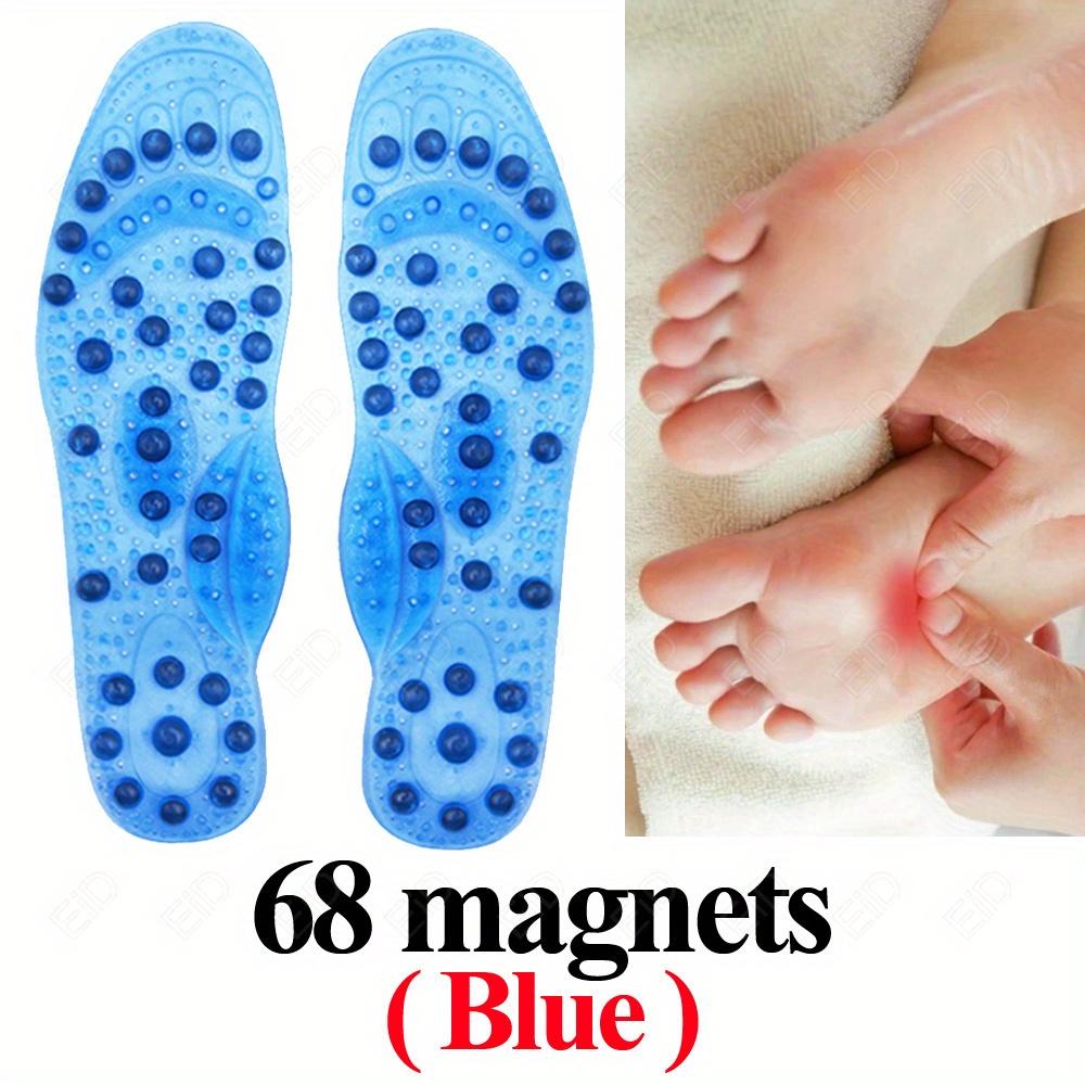 Vložky do bot s 68 magnetickými kameny pro masáž a akupresuru chodidel