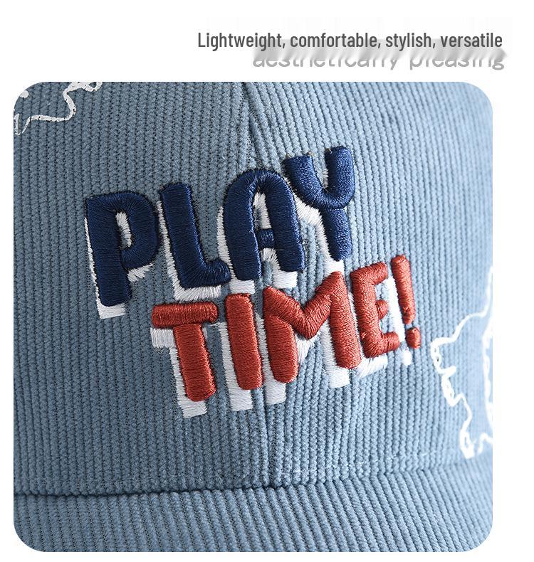 Children's Windproof Duckbill Cap - Warm, Versatile Baseball Hat for Autumn/Winter