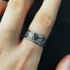 Retro Eye of Providence Adjustable Open Ring Punk Gothic Mystic Ring For Men Women Edgy Zircon Vintage Accessories Unisex Gift