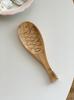 Japanese-style Cute Wooden Fish-shaped Natural Solid Wood Rice Spoon for Electric Rice Cooker