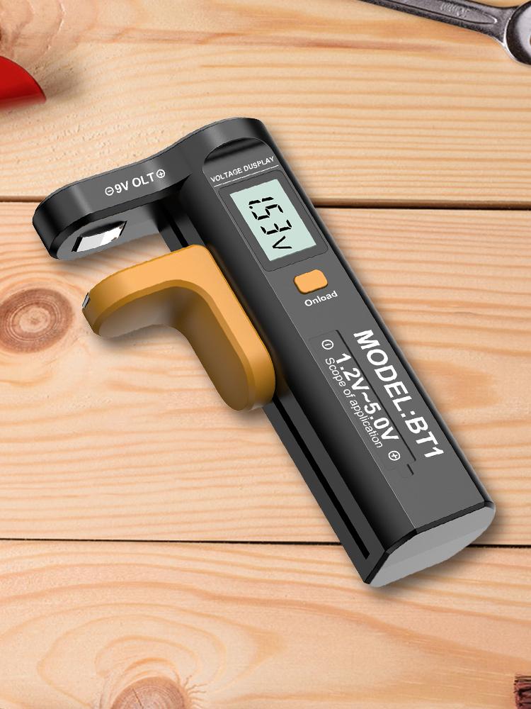 Digital Battery Tester Battery Capacity Tester Volt Checker Battery Capacity Check Detector AA/AAA/C/D Button Cell Measurement