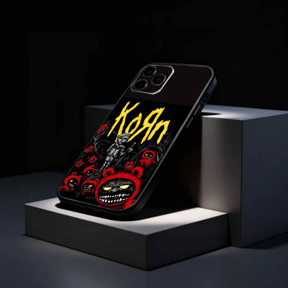

K-KornS Rock Band Phone Case Silicone Soft For IPhone 17 16 15 14 13 12 11 X XR Plus Pro Max Plus iPhone16pro