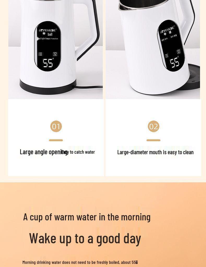 Insulated Electric Kettle with Auto Power-Off: Essential for Student Dorms