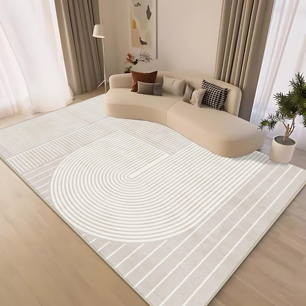 Modern Simple Style Living Room Rug Non-slip Big Size Decoration Home Bedroom Carpet Soft Lint-free Easy Cleaning Sofa Table Mat