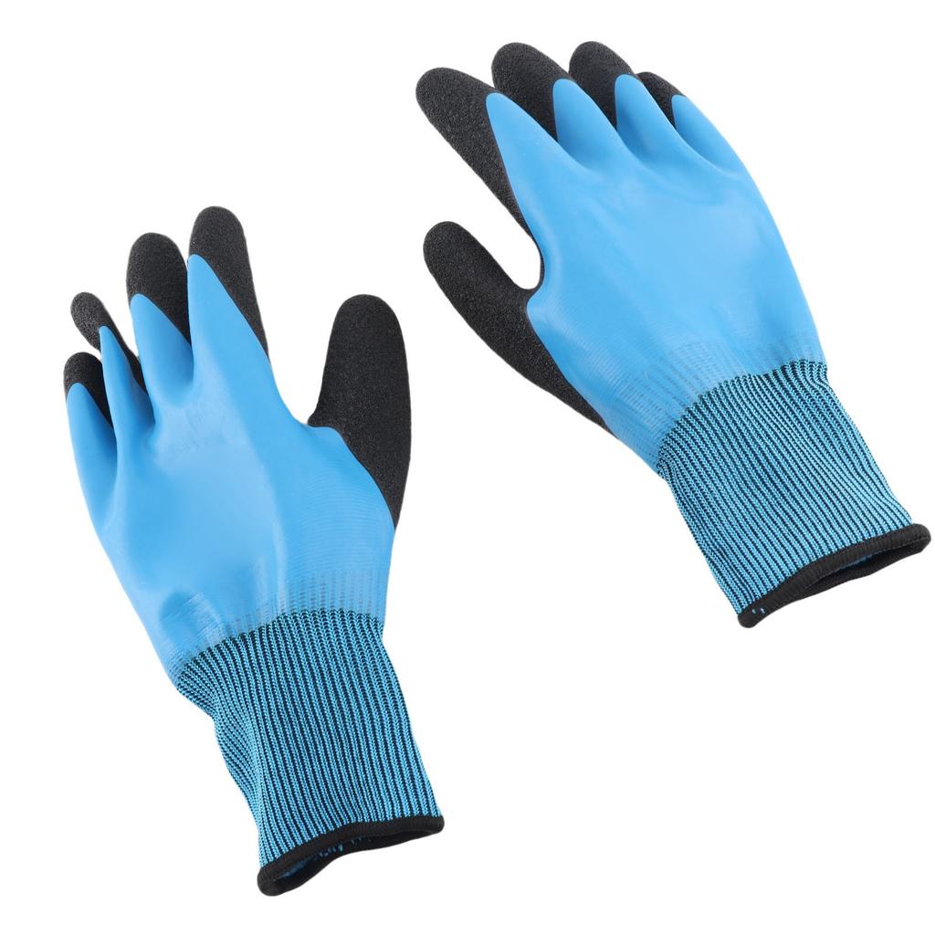 Pair of Electrical Insulated Gloves Flame Retardant Antislip Textured Voltage Resistance 400V Electrician Gloves