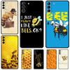 Honeycomb Honey Bee Cover For Samsung Galaxy S24 Ultra S23 S22 S20 S21 FE S8 S9 S10 Plus Note 10 20 Ultra Case
