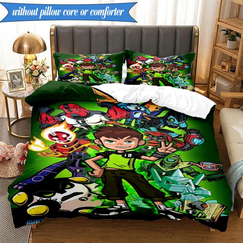 Alien heroes 3pcs K-pop music group Bedding set,Ideal for Bedroom, Dormitory,Including Duvet Cover And 2pcs Pillowcases,Fan gifts