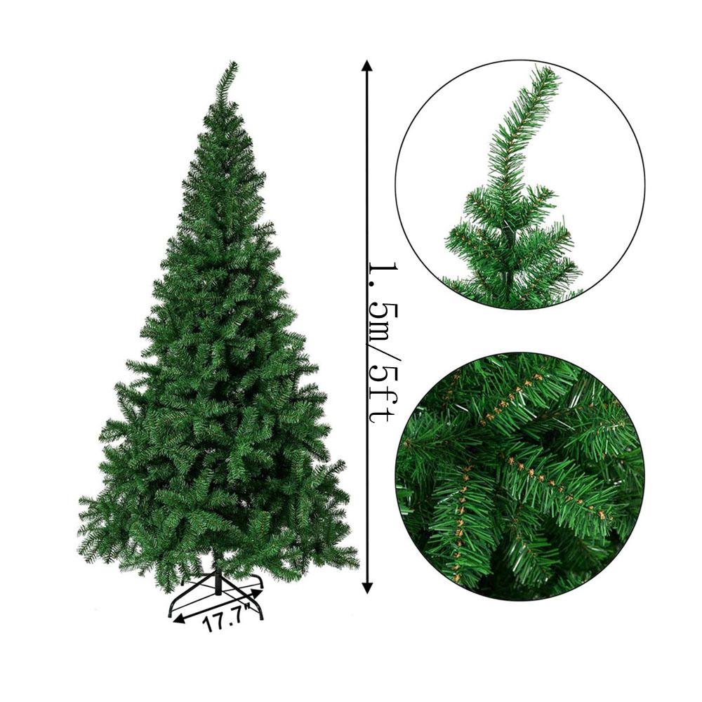 Premium Artificial Christmas Tree with Metal Legs Easy AssemblyIdea Christmas Tree for Indoor and Outdoor Holiday Decoration