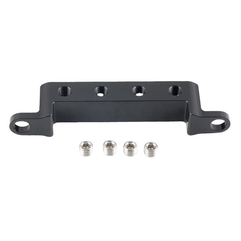 

Black Aluminum 4-Port Remote Sensor Block For Engine Compartment чорний