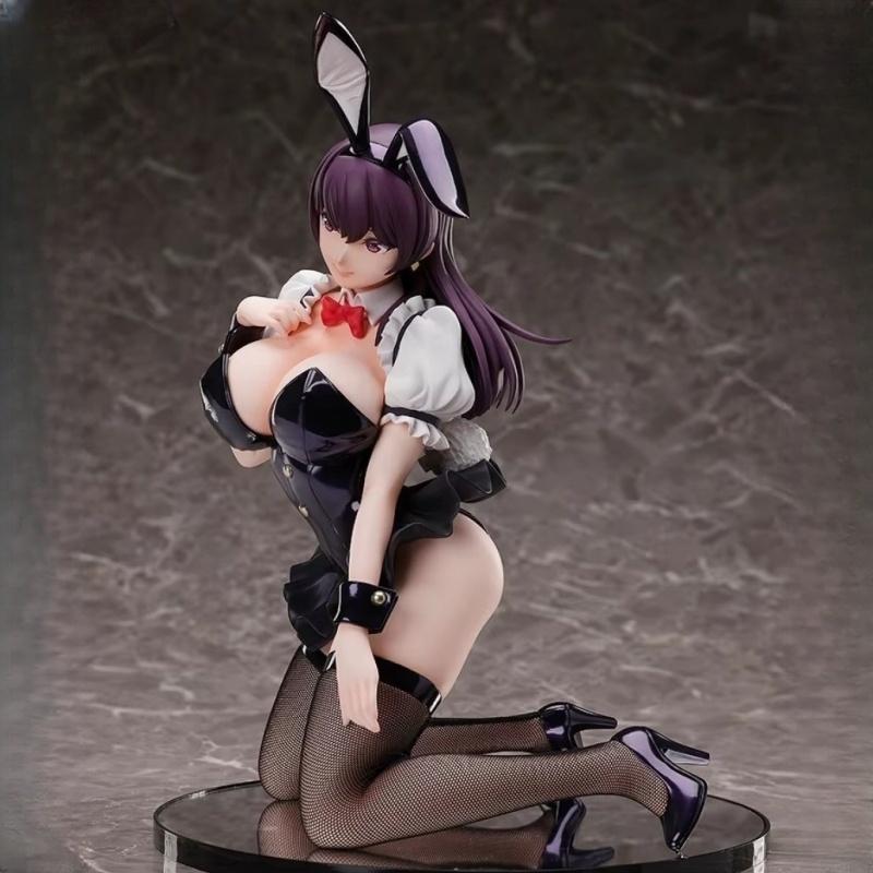 Bishojo Mana Bunny Girl Kneeling Position Cartoon Girl Figure Model Statue Boys Collection Desktop Decoration Ornament Toys Gift