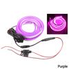 2pcs 80/120cm Car Led Light Strip for Hood Waterproof Flexible Decoration Strip Light Decor Lamp Universal Daytime Running Light