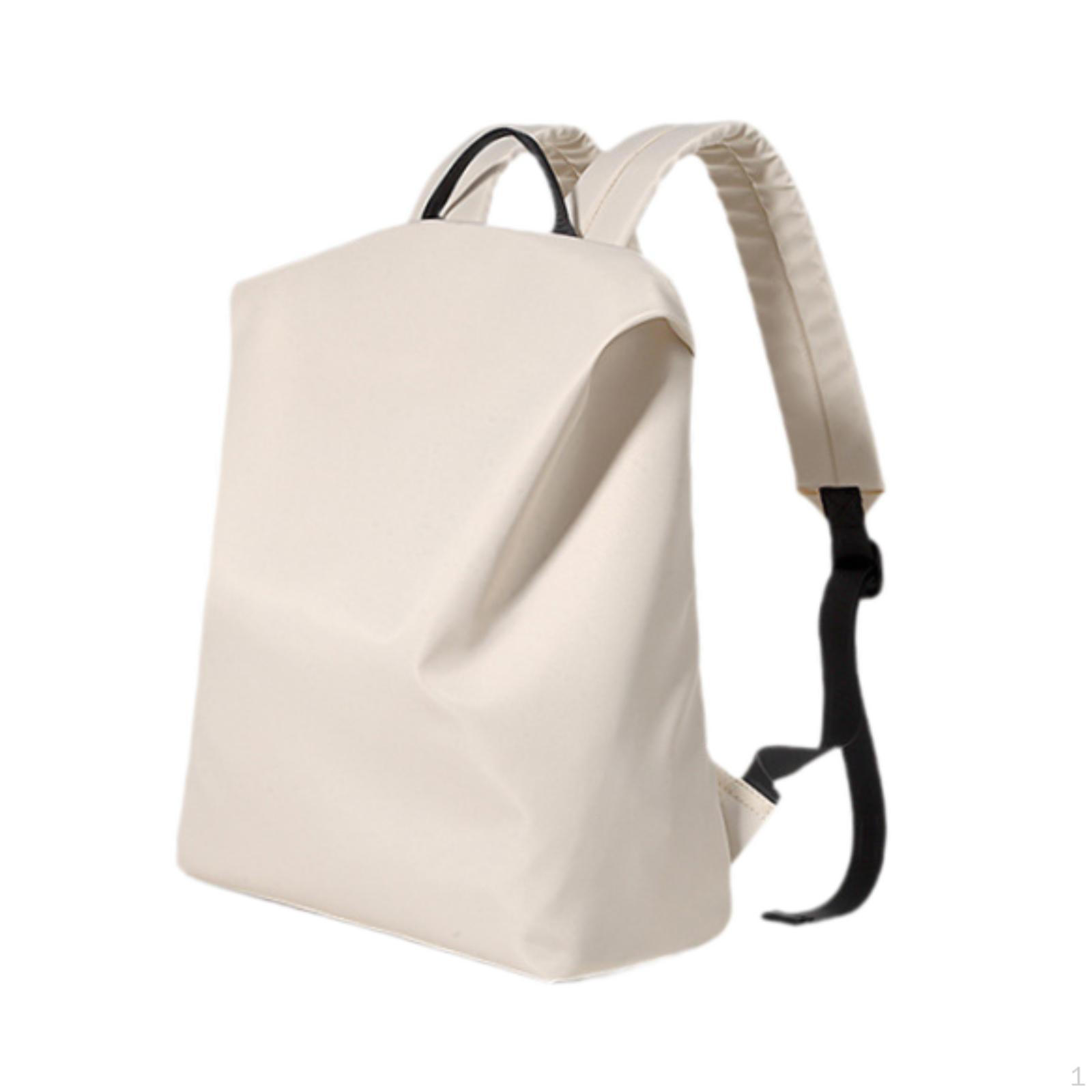 

Рюкзак Регулируемые плечевые лямки Рюкзак Молния Женский Мужской Дорожная сумка Работа для Шопинга бежевый