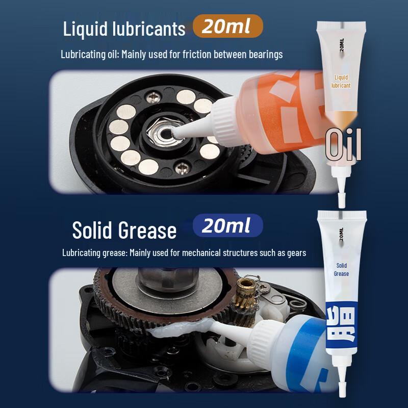 Fishing Reel Lubrication & Maintenance Set