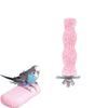 Resin Bird Perch for Claw & Beak Grinding, Anti-Scratch Parrot Standing Stick, Durable Foot Health Trimmer for Budgie Cockatiel Cage Accessories
