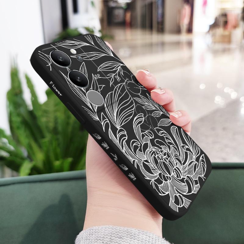 

Linear Orchid Phone Case For VIVO V50 V40 V30 V29 V29E V27 V27E V25 V25E V23 V23E V21 V20 Y20 Y12 Y21 Y22 Y50 Y35 Y76 Pro 4G 5G V21 5G