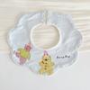 Cotton Yarn Baby Cotton Bibs Cartoon Baby Drooling Bibs Cute Saliva Towel  Neck Wear Accessories