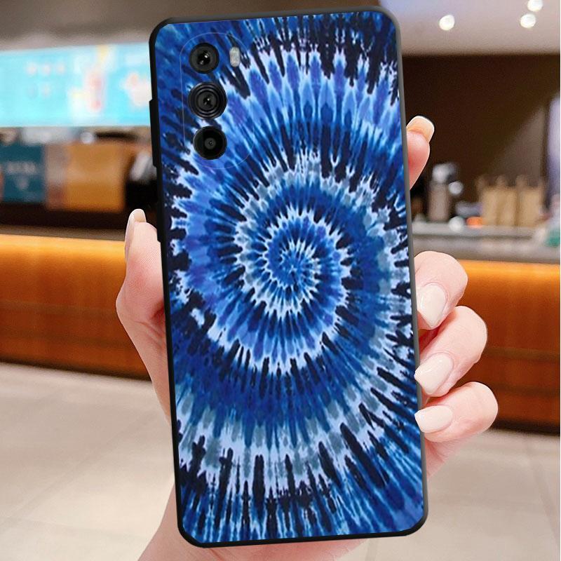 

Phone Case For Motorola Edge 50 40 Pro 60 50 40 30 Ultra Neo Fusion Moto G85 G72 G53 G54 G84 G13 G32 Tie Dye Batik Rainbow Moto G32