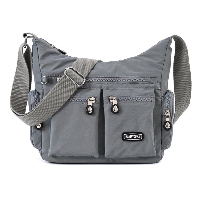 Borsa a tracolla da donna in nylon di grande capacità - Elegante e versatile