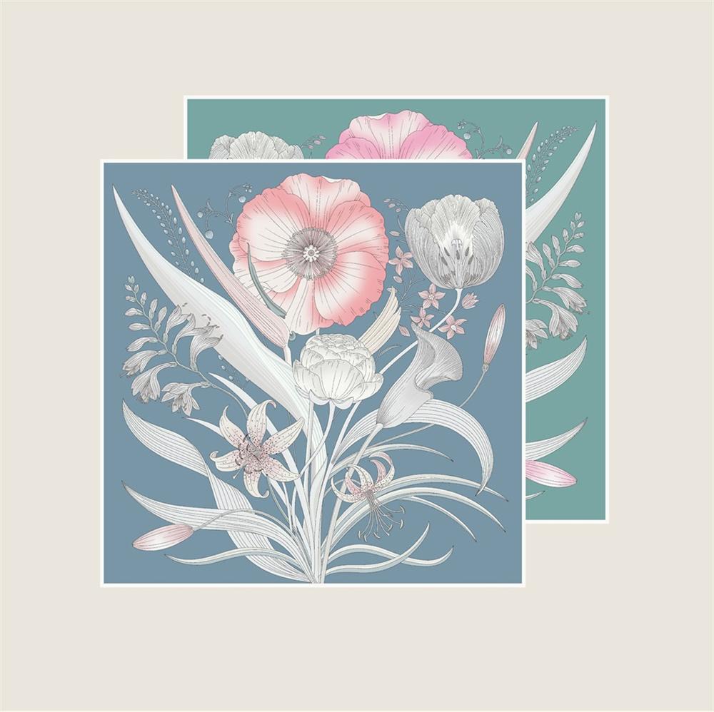 Silk Scarves Wraps Double Printed Twill Silk Scarf Women Shawls Luxury Design Hijabs Fashion Square Curled Shawl 90Cm