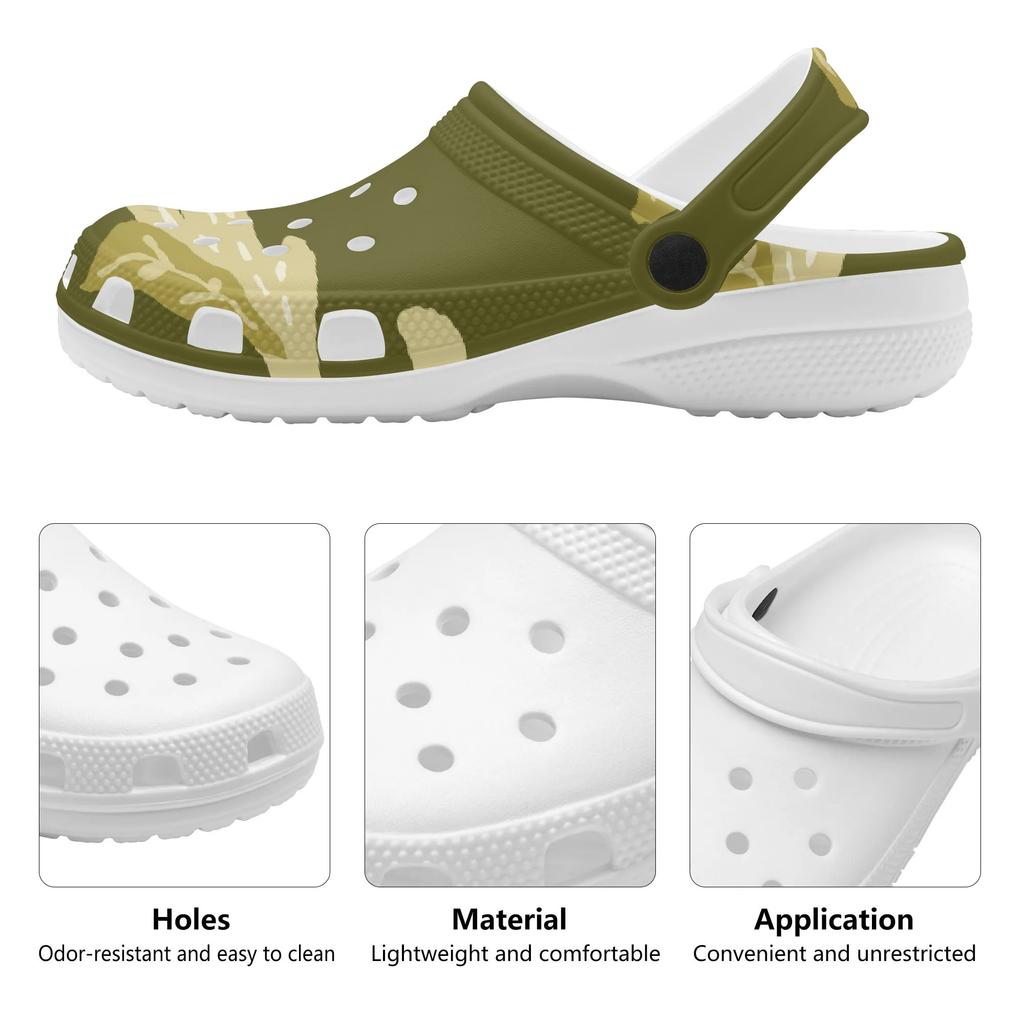 Casual Printed EVA Clogs Men Women Lightweight Soft Slip On Casual Shoes Comfortable Summer Sandals Lightweight Daily Wear
