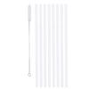 Cup Straws Set 8pcs Straws Replacement Straw Set with Cleaning Brush for 14oz 20oz 30oz 40oz Cup