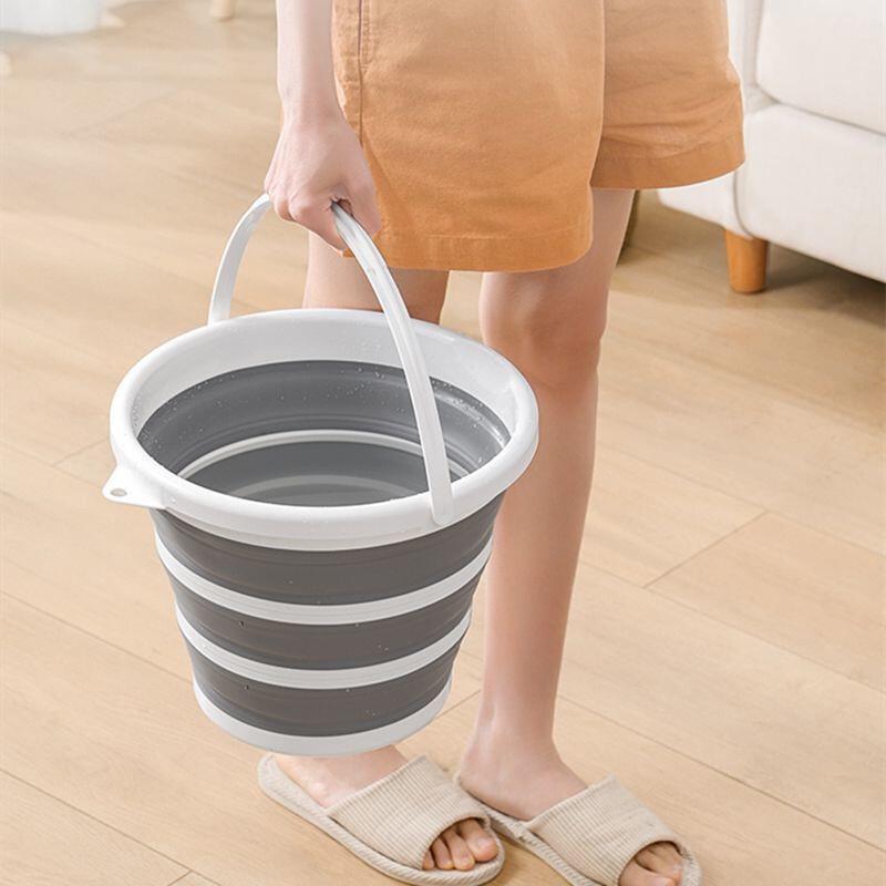 HOUYA 11L Multi-functional Foldable Portable Bucket