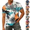 Men's Fashion Printed V-Neck Short Sleeve T-Shirt