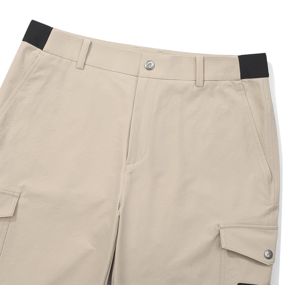 MALBON GOLF Semi-Wide Cargo Pants Beige (Man)