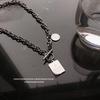Necklace Light Luxury Niche Female Tide Hip Hop Collarbone Chain Accessories Pendant Long Sweater Chain