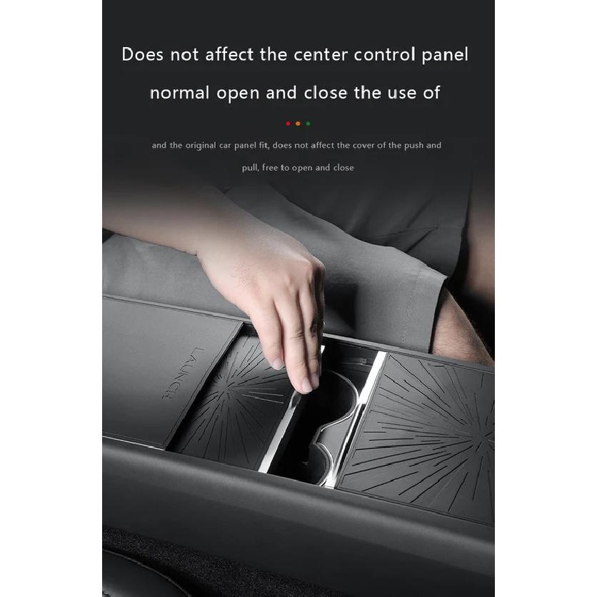 For Tesla Model Y Juniper Central Control Panel Protector Sticker Electrostatic Adsorption Model 3 Highland Central Cover Film